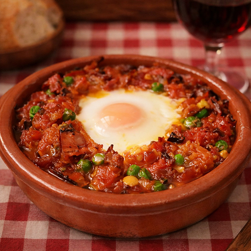 Huevos a la flamenca en Mambo
