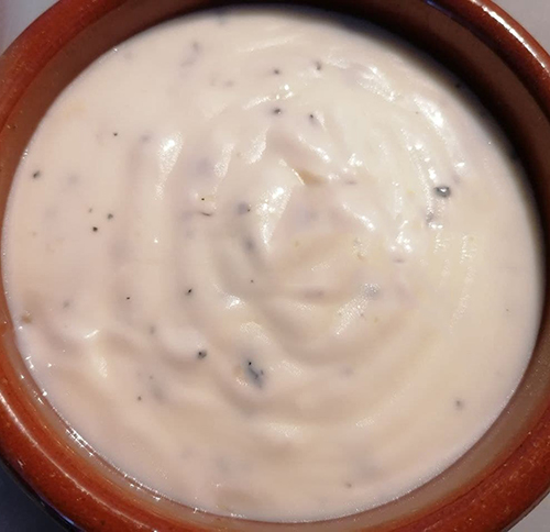 salsa de yogur en mambo
