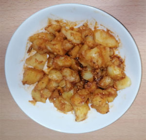 patatas al ajillo en mambo