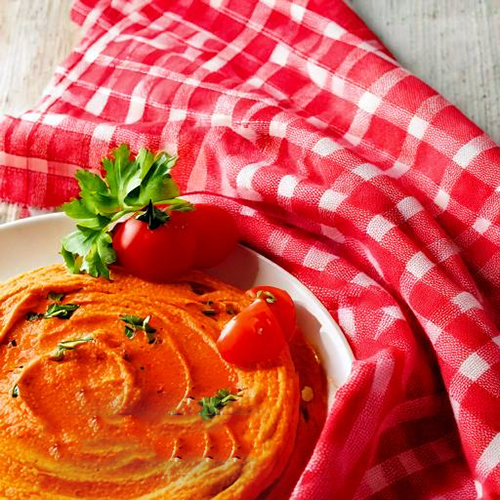 Hummus de tomates asados en Mambo