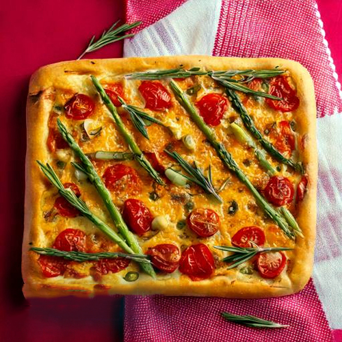 Focaccia con verduras en Mambo