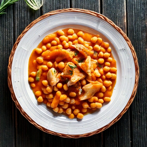 Garbanzos con sepia en Mambo