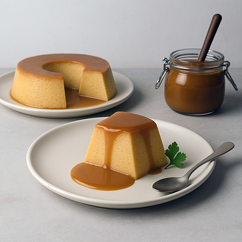 Flan de dulce de leche en Mambo
