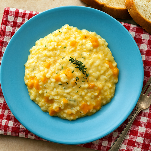 Risotto de calabaza y gorgonzola en Mambo