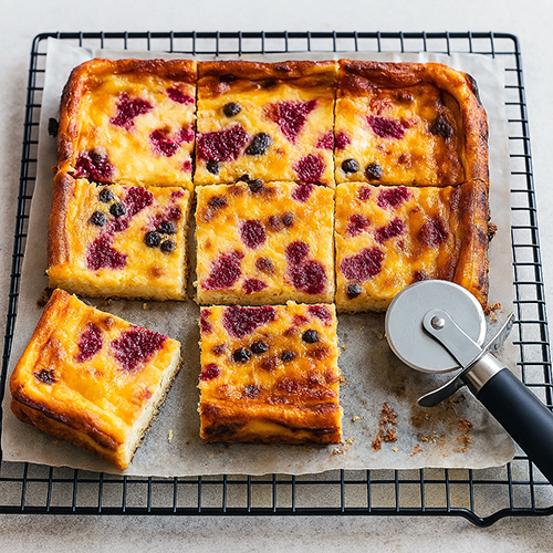 Tarta de queso y frambuesas en Mambo