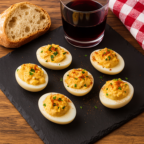 Huevos cajún en Mambo