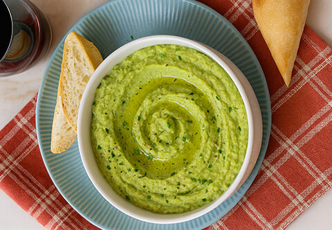 Hummus de espinacas en Mambo