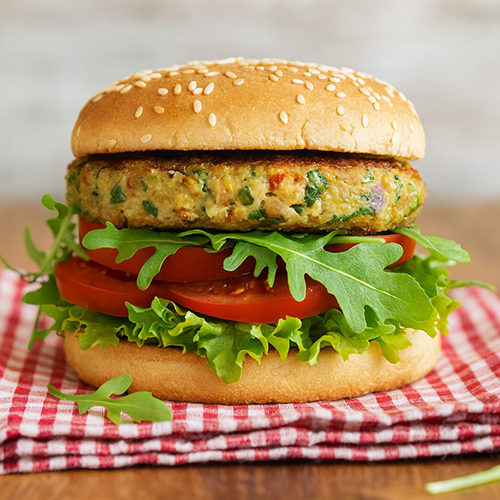 Hamburguesas de pollo y quinoa en Mambo