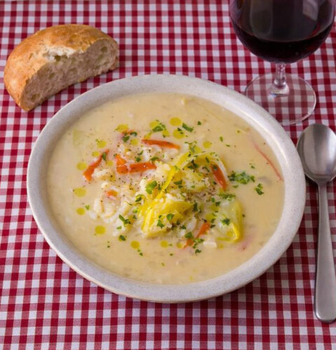 Sopa de coliflor en Mambo