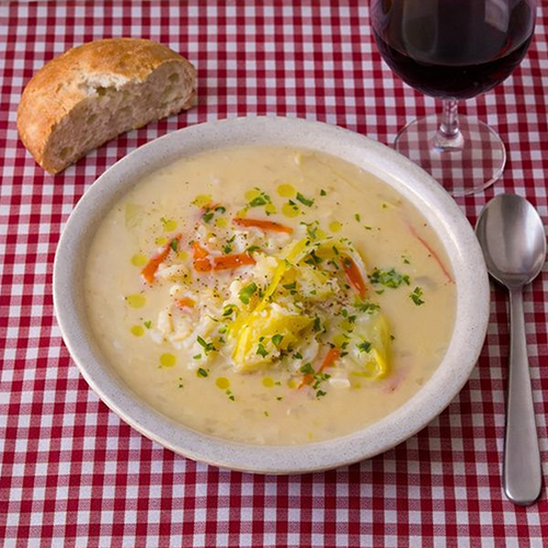 Sopa de coliflor en Mambo