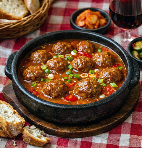 Albóndigas coreanas en Mambo