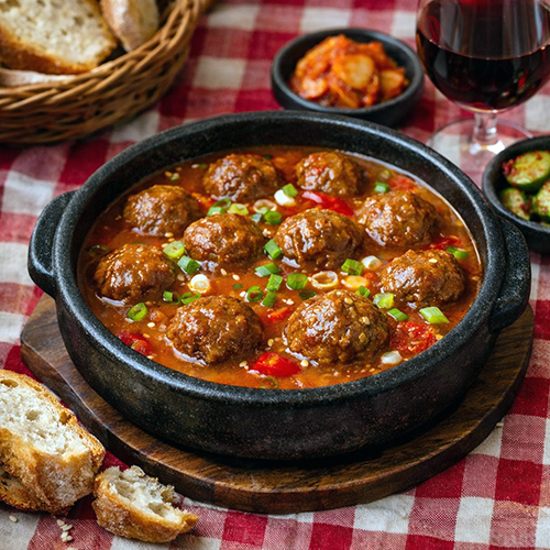 Albóndigas coreanas en Mambo