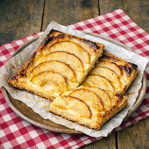 Tarta de manzana con natillas en Mambo