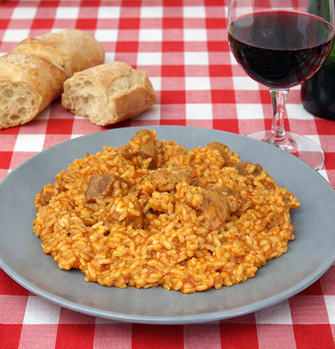 Arroz con costillas de cerdo en Mambo