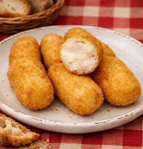 Croquetas de salchichas con Mambo