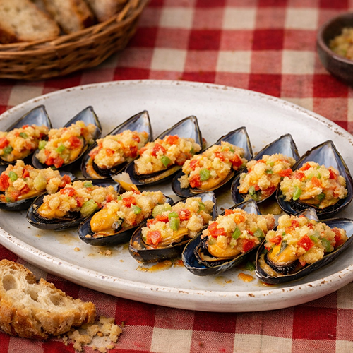 Mejillones a la vinagreta en Mambo