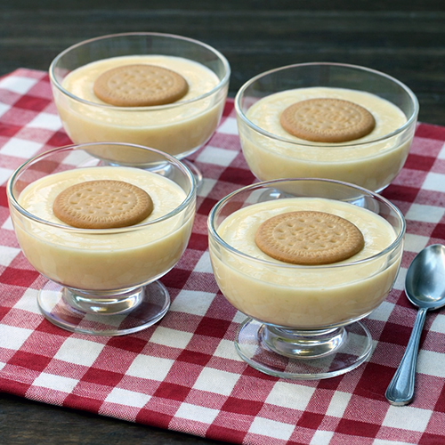 Natillas de vainilla con Mambo