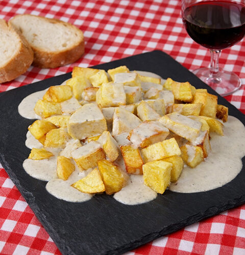 Patatas al cabrales en Mambo
