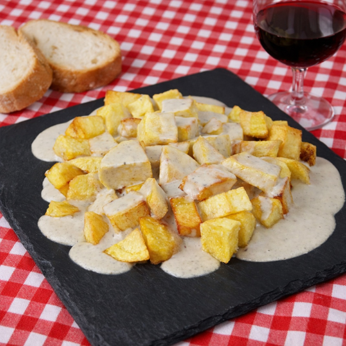 Patatas al cabrales en Mambo