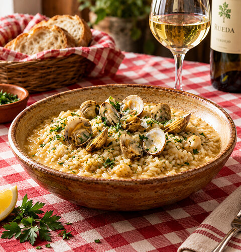 Arroz con berberechos en Mambo