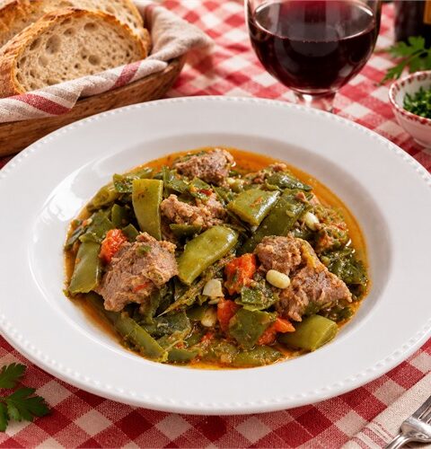 Carrilleras Guisadas con Verduras en Mambo