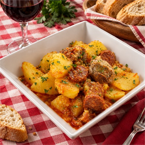 Costillas con Patata y Chorizo Mambo